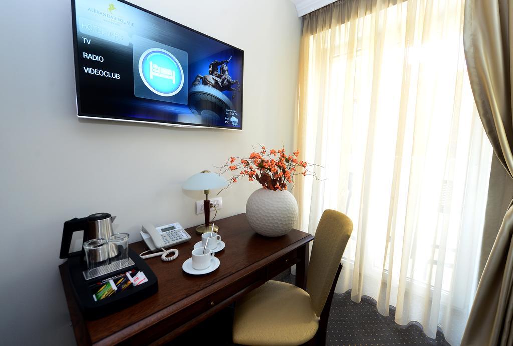 Alexandar Square Boutique Hotel สโกเปีย ภายนอก รูปภาพ