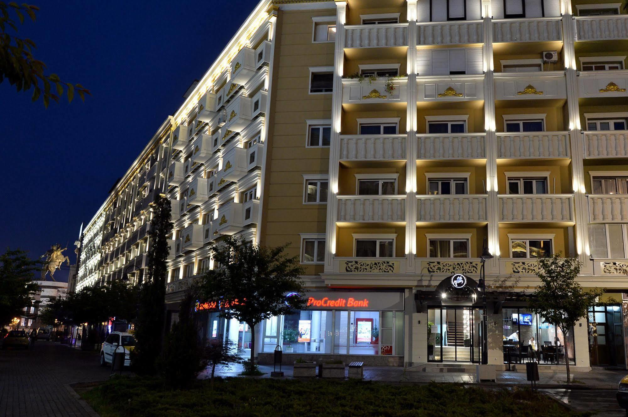 Alexandar Square Boutique Hotel สโกเปีย ภายนอก รูปภาพ
